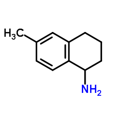 6-methyl-1,2,3,4-tetrahydronaphthalen-1-amine structure