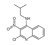 2-chloro-N-(2-methylpropyl)-3-nitroquinolin-4-amine structure