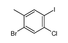 1-溴-5-氯-4-碘-2-甲苯结构式