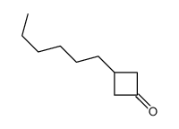 CYCLOBUTANONE, 3-HEXYL-结构式