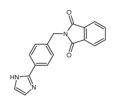2-{[4-(1H-imidazol-2-yl)phenyl]methyl}-2,3-dihydro-1H-isoindole-1,3-dione结构式