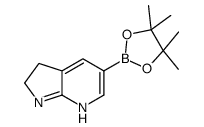 5-(4,4,5,5-tetramethyl-1,3,2-dioxaborolan-2-yl)-2,3-dihydro-1H-pyrrolo[2,3-b]pyridine Structure