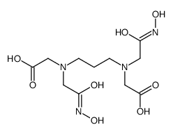 2-[3-[carboxymethyl-[2-(hydroxyamino)-2-oxoethyl]amino]propyl-[2-(hydroxyamino)-2-oxoethyl]amino]acetic acid Structure