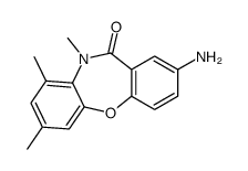 8-amino-2,4,5-trimethylbenzo[b][1,4]benzoxazepin-6-one结构式