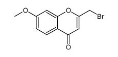 2-(bromomethyl)-7-methoxy-4H-chromen-4-one结构式