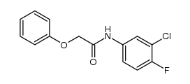 N-(3-chloro-4-fluorophenyl)-2-phenoxyacetamide Structure