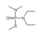 N-[dimethylamino(methylsulfanyl)phosphoryl]-N-ethylethanamine Structure