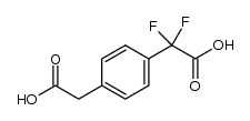 2-[4-(carboxymethyl)phenyl]-2,2-difluoroacetic acid结构式