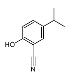 Benzonitrile, 2-hydroxy-5-(1-methylethyl)- (9CI) Structure