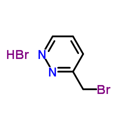 3-(Bromomethyl)pyridazine hydrobromide structure