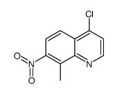 4-chloro-8-methyl-7-nitroquinoline结构式