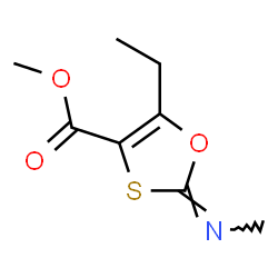 1,3-Oxathiole-4-carboxylicacid,5-ethyl-2-(methylimino)-,methylester(9CI) picture