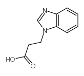 3-benzoimidazol-1-yl-propionic acid Structure