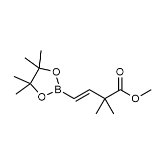 Methyl (E)-2,2-dimethyl-4-(4,4,5,5-tetramethyl-1,3,2-dioxaborolan-2-yl)but-3-enoate Structure