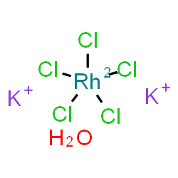 dipotassium aquapentachlororhodate结构式