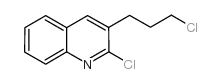 2-Chloro-3-(3-chloropropyl)quinoline结构式
