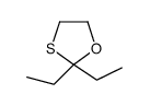 2,2-diethyl-1,3-oxathiolane Structure