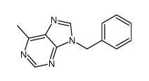 9-benzyl-6-methylpurine Structure