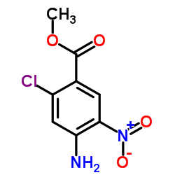 Methyl 4-amino-2-chloro-5-nitrobenzoate Structure