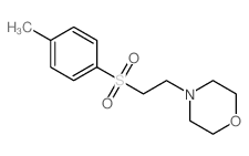 Morpholine,4-[2-[(4-methylphenyl)sulfonyl]ethyl]- Structure