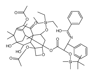 7-O-(Triethylsilyl)-2'-O-tert-butyl(dimethyl)silyl-2-debenzoyl Paclitaxel Structure