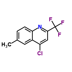 4-Chloro-6-methyl-2-(trifluoromethyl)quinoline Structure