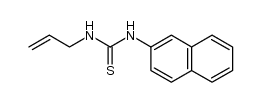 N-allyl-N'-[2]naphthyl-thiourea Structure