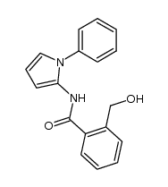 N-(1-phenyl-1H-pyrrol-2-yl)-o-hydroxymethylbenzamide Structure