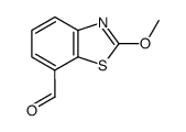 7-Benzothiazolecarboxaldehyde,2-methoxy-(9CI) structure