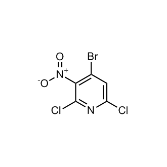 4-Bromo-2,6-dichloro-3-nitropyridine Structure