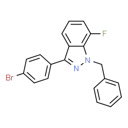 1-Benzyl-7-fluoro-3-(4-bromophenyl)-1H-indazole picture