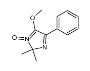 2,2-dimethyl-5-methoxy-4-phenyl-2H-imidazol 1-oxide Structure