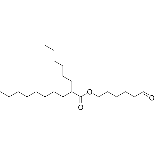 6-Oxohexyl 2-hexyldecanoate结构式