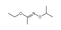 N-isopropoxy-acetimidic acid ethyl ester结构式