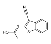 N-(3-cyano-1-benzothiophen-2-yl)acetamide Structure