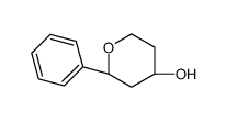 (2R,4R)-2-Phenyl-tetrahydro-2H-pyran-4-ol结构式
