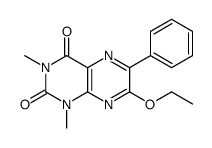 7-ethoxy-1,3-dimethyl-6-phenylpteridine-2,4-dione Structure