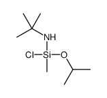 N-(chloro-methyl-propan-2-yloxysilyl)-2-methylpropan-2-amine Structure