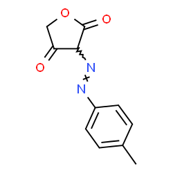 2,4(3H,5H)-Furandione,3-[(4-methylphenyl)azo]- (9CI) Structure