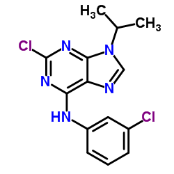 9H-Purin-6-amine, 2-chloro-N-(3-chlorophenyl)-9-(1-Methylethyl)-图片