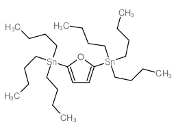 2,5-Bis(tri-n-butylstannyl)furan structure