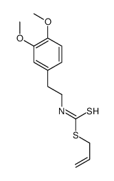 prop-2-enyl N-[2-(3,4-dimethoxyphenyl)ethyl]carbamodithioate结构式