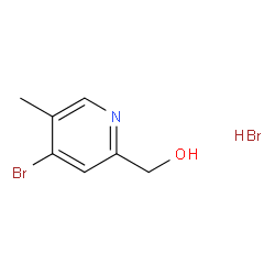 4-BroMo-2-(hydroxyMethyl)-5-Methylpyridine HydrobroMide Structure