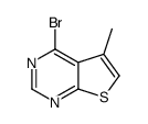 4-Bromo-5-methylthieno[2,3-d]pyrimidine Structure