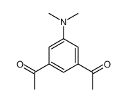 1-[3-acetyl-5-(dimethylamino)phenyl]ethanone结构式