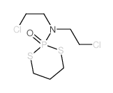N,N-bis(2-chloroethyl)-2-oxo-1,3-dithia-2$l^C7H14Cl2NOPS2-phosphacyclohexan-2-amine结构式