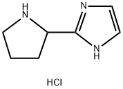 2-(pyrrolidin-2-yl)-1H-imidazole hydrochloride结构式