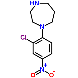 1-(2-Chloro-4-nitrophenyl)homopiperazine Structure