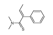 N,N-Dimethyl-2-phenyl-thiobuten-(2)-saeureamid结构式