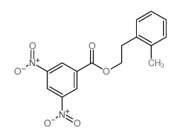 Benzeneethanol,2-methyl-, 1-(3,5-dinitrobenzoate) structure